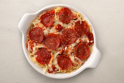 Fazoli's Pizza Baked Spaghetti