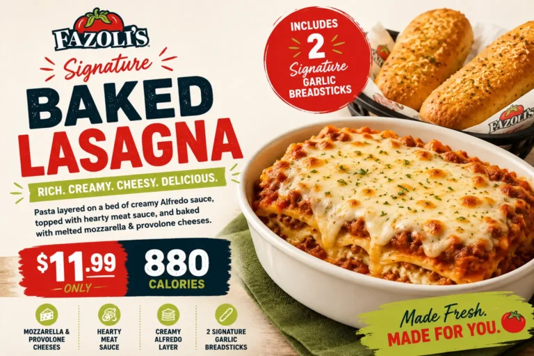 Fazolis Baked Lasagna Price