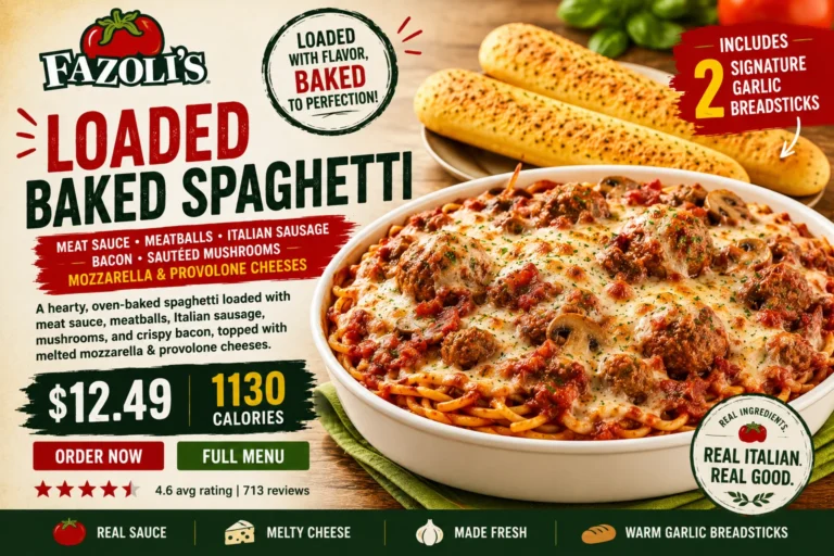 Fazolis Loaded Baked Spaghetti Price