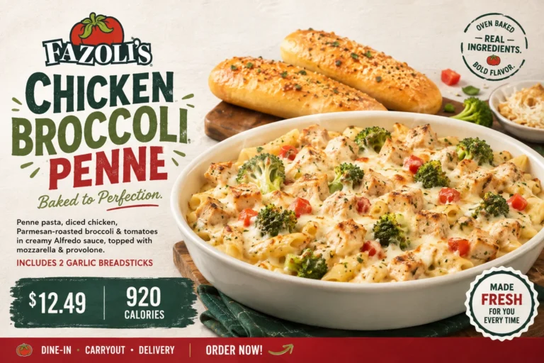 Fazolis Chicken Broccoli Penne price